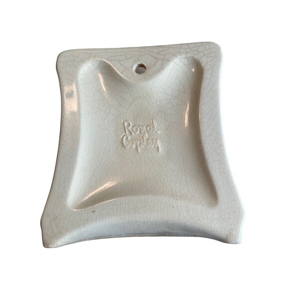 Vintage Royal Copley Ceramic Salt Box Yellow Vintage Farm House Cottage Decor - Picture 4 of 5